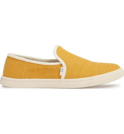 Shop Toms Clemente Slip-on In Sunflower Heritage Canvas