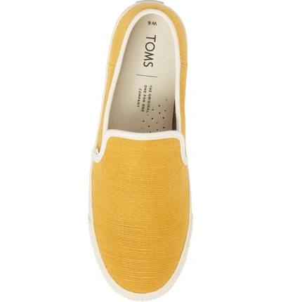 Shop Toms Clemente Slip-on In Sunflower Heritage Canvas