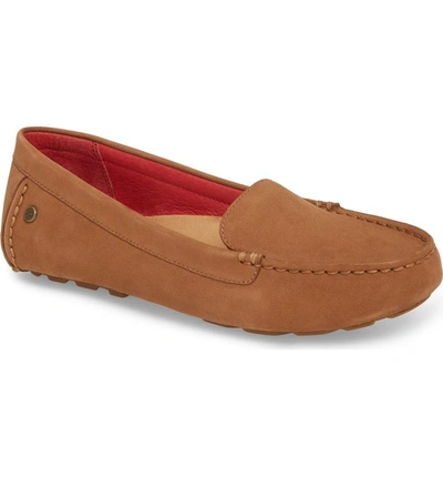 Ugg Milana Ii Moc Toe Flat In Chestnut Nubuck | ModeSens