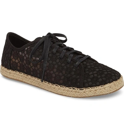 Shop Toms Lena Espadrille Sneaker In Black Mosaic Mesh