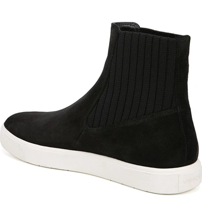 Shop Vince Coleman High Top Sneaker In Black Suede