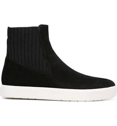 Shop Vince Coleman High Top Sneaker In Black Suede