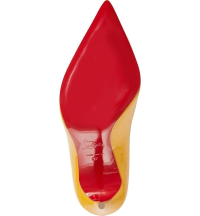 Shop Christian Louboutin Pigalle Follies Pointy Toe Pump In Topaz