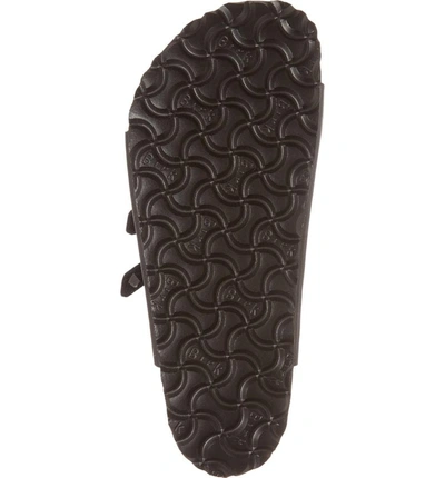Shop Birkenstock 'florida' Soft Footbed Sandal In Black Leather
