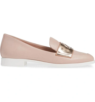 Shop Taryn Rose Blossom Loafer In Blush Leather