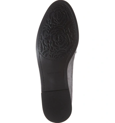 Shop Taryn Rose Blossom Loafer In Gunmetal Leather