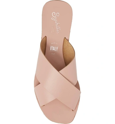 Shop Seychelles Total Relaxation Slide Sandal In Pink Leather