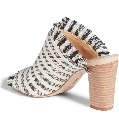 Shop Vince Camuto Chestalan Mule In Navy Stripe