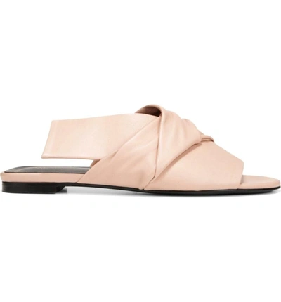 Shop Via Spiga Halina Slide Sandal In Sand Leather