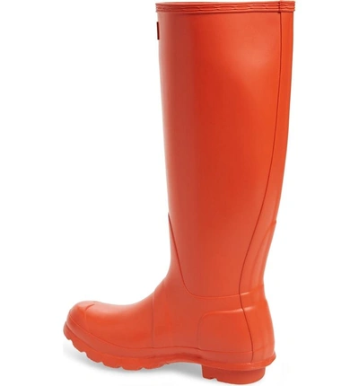 Shop Hunter 'original Tall' Rain Boot In Orange