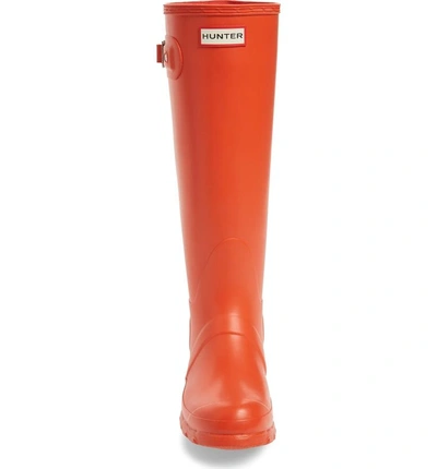 Shop Hunter 'original Tall' Rain Boot In Orange