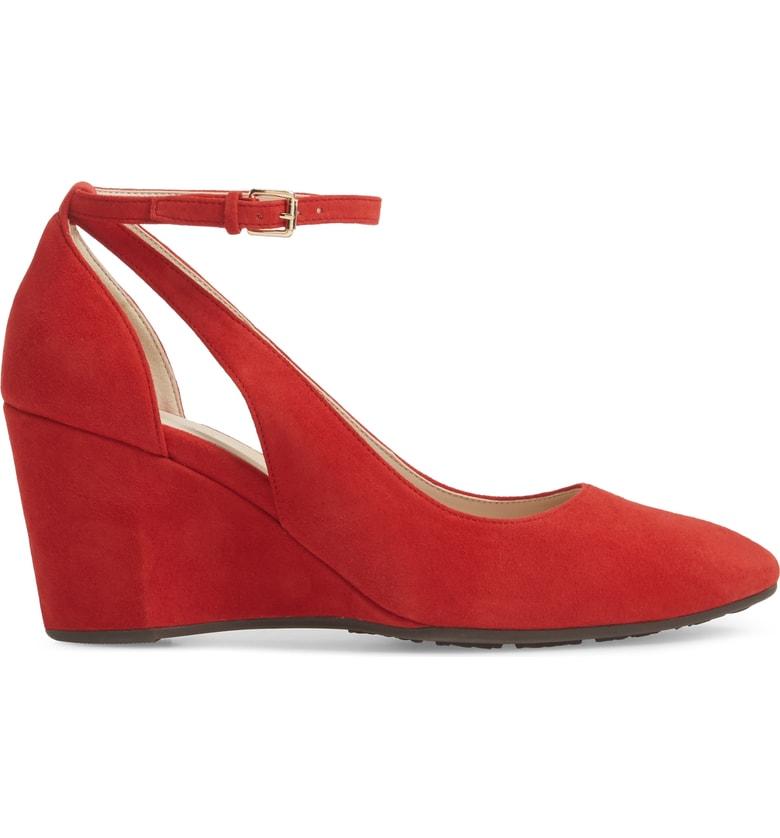 cole haan lacey cutout wedge pump