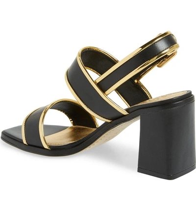 Shop Tory Burch Delaney Double Strap Sandal In Perfect Black