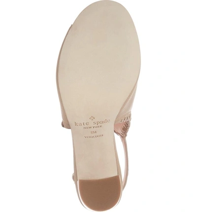 Shop Kate Spade Orelene Block Heel Sandal In Pale Taupe