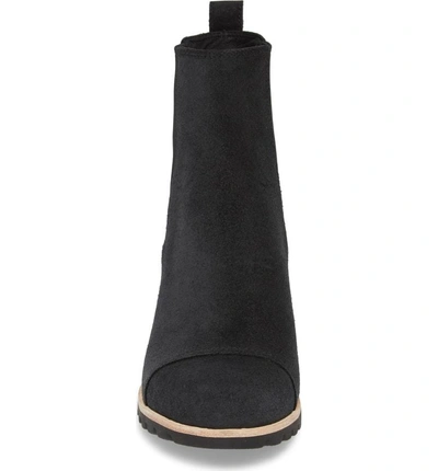 Ugg Women's Pax Round Toe Leather Wedge Booties In Black | ModeSens