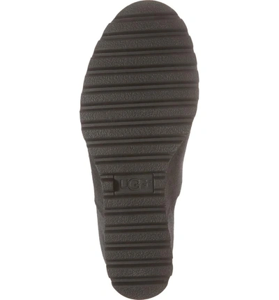 Shop Ugg Pax Waterproof Wedge Boot In Black Leather