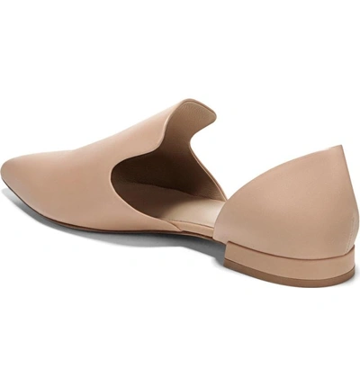 Shop Vince Damris D'orsay Loafer In Nude Siviglia Calf