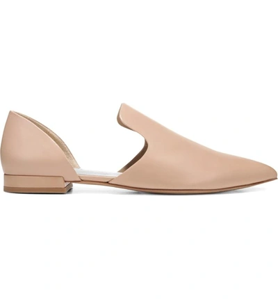 Shop Vince Damris D'orsay Loafer In Nude Siviglia Calf