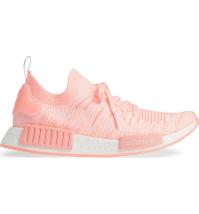 Shop Adidas Originals Nmd R1 Stlt Primeknit Sneaker In Clear Orange/ Cloud White