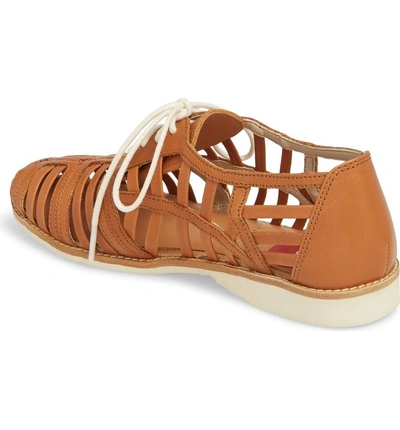 Shop Rollie Cage Derby In Tan Leather