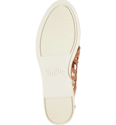 Shop Rollie Cage Derby In Tan Leather
