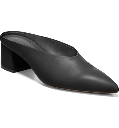 Shop Vince Ralston Pointy Toe Mule In Black