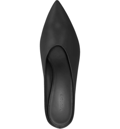 Shop Vince Ralston Pointy Toe Mule In Black