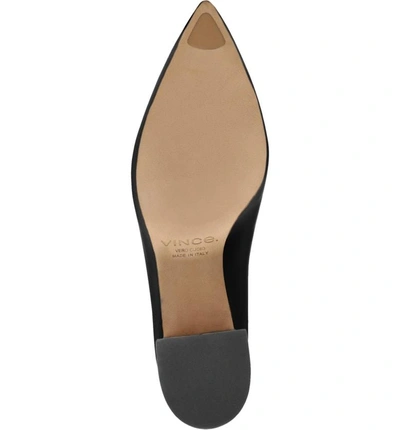 Shop Vince Ralston Pointy Toe Mule In Black