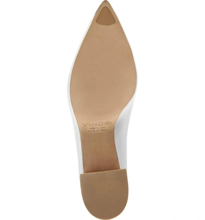 Shop Vince Ralston Pointy Toe Mule In Horchata