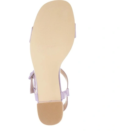 Shop Grey City T-strap Sandal In Lavender