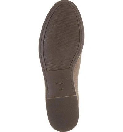 Shop Toms Ella Chelsea Boot In Taupe Suede