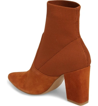 Steve madden reece clearance sock bootie rust