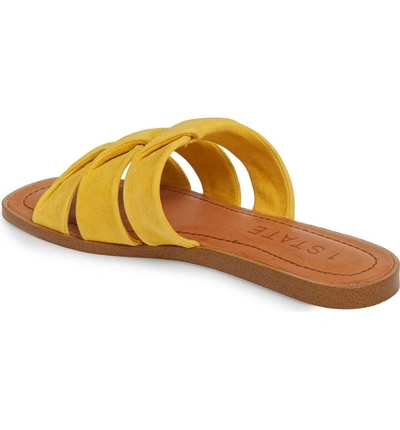 Shop 1.state Frel Slide Sandal In Sunshine Nubuck Leather