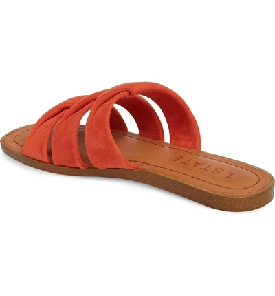 Shop 1.state Frel Slide Sandal In Siren Nubuck Leather