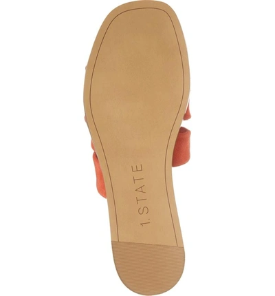 Shop 1.state Frel Slide Sandal In Siren Nubuck Leather