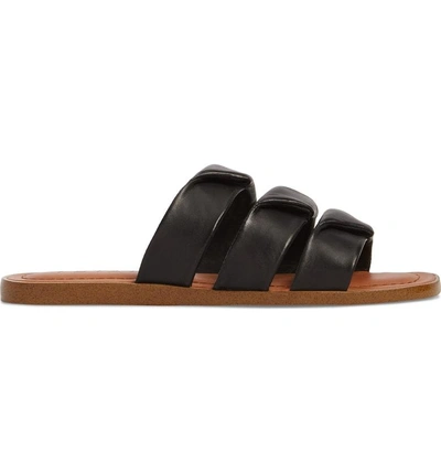 Shop 1.state Frel Slide Sandal In Black Leather