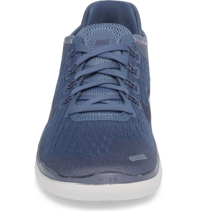Shop Nike Free Rn 2018 Running Shoe In Diffused Blue/ Neutral Indigo