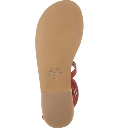 Shop Jeffrey Campbell Glady Sandal In Red Suede