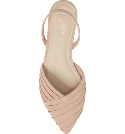 Shop Seychelles Highly Touted Pointy Toe Flat In Pink Leather