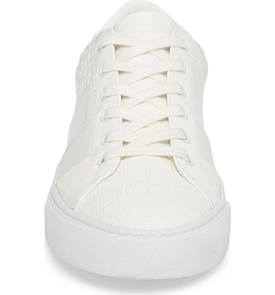 Tory Burch Women's Ames Leather & Suede Sneakers In Snow White | ModeSens