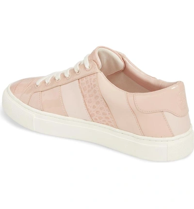 Shop Tory Burch Ames Sneaker In Sea Shell Pink/ Sea Shell Pink