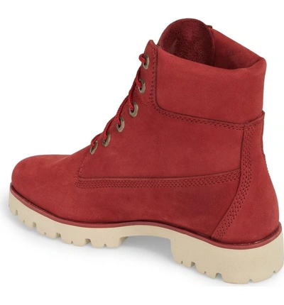 Timberland 6-inch Heritage Lite Water-resistant Boot In Pomegranate Nubuck  | ModeSens