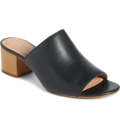 Shop Madewell The Devon Mule In True Black Leather