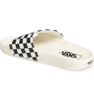 Shop Vans Slide-on Sandal In White/ Black