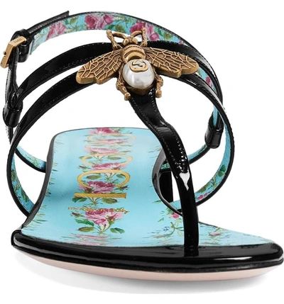 Gucci bee cheap thong sandals