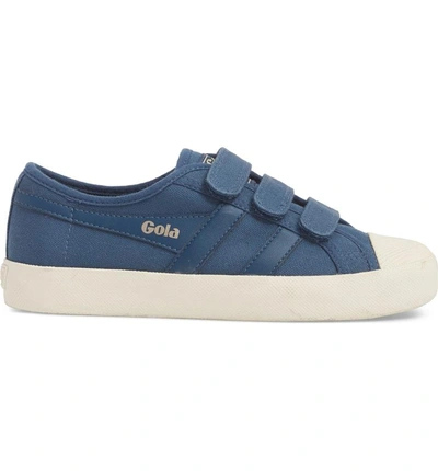 Shop Gola Coaster Low Top Sneaker In Baltic/ Off White