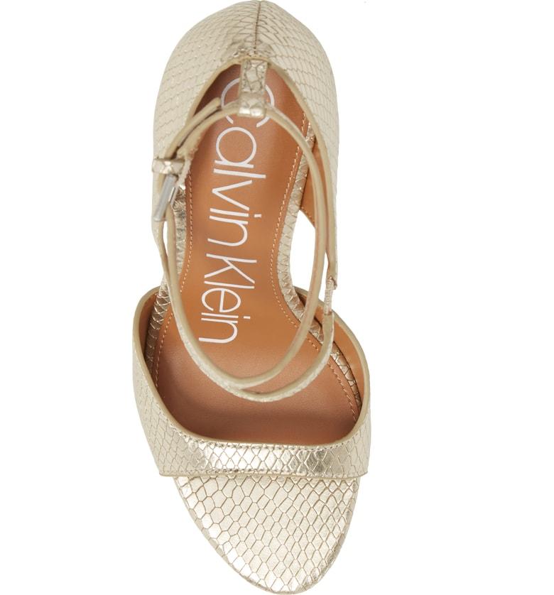 calvin klein nadeen strappy sandal