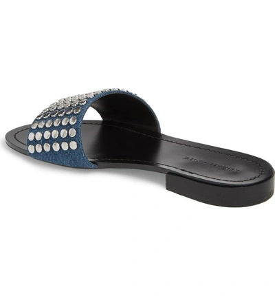 Shop Kendall + Kylie Kelsy Slide Sandal In Dark Blue