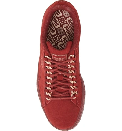 Shop Puma Classic X Chain Sneaker In Pomegranate/ Rose Gold