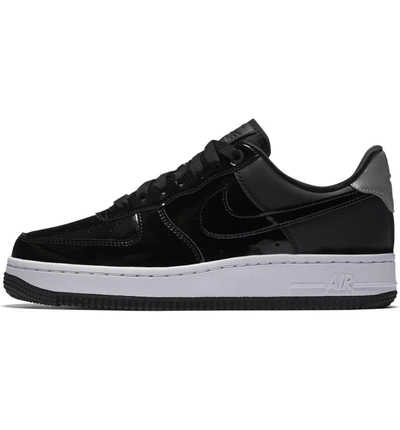Shop Nike Air Force 1 '07 Se Premium Sneaker In Black/ Black Reflect Silver